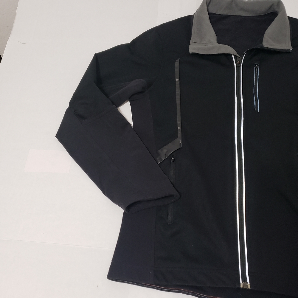 Lululemon athletica full zip Jacket Hoodie Men's sz small black - Picture 7 of 11